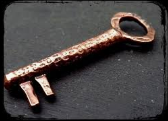 kupferner Schlüssel